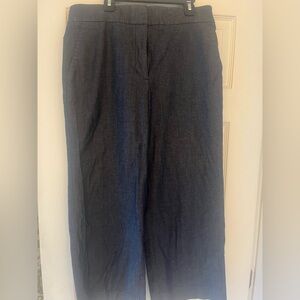 Ann Taylor Factory Chambray Crop Pant